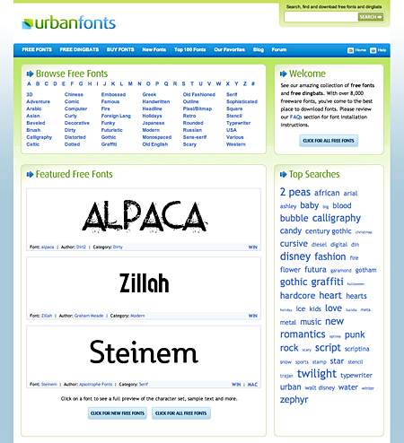 urbanfonts urbanfonts