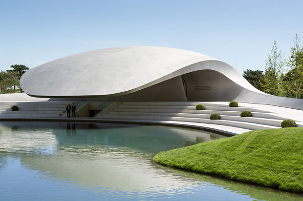 Porsche Pavillon at Autostadt Wolfsburg by Henn Architekten